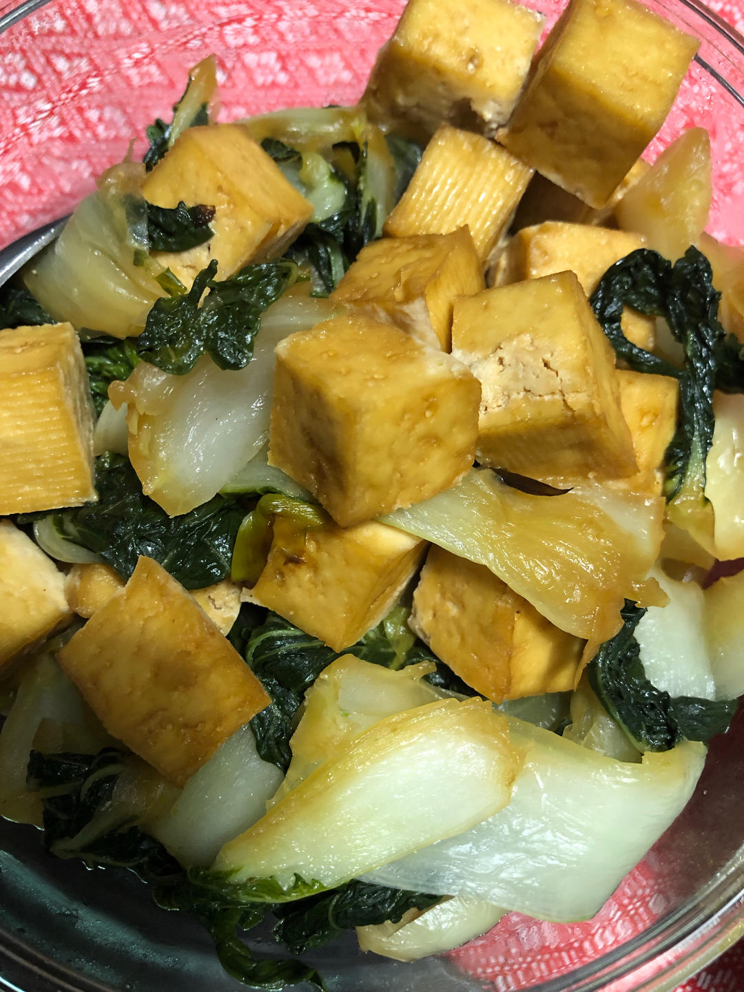 奶白菜炖老豆腐（简单，快手，又营养）