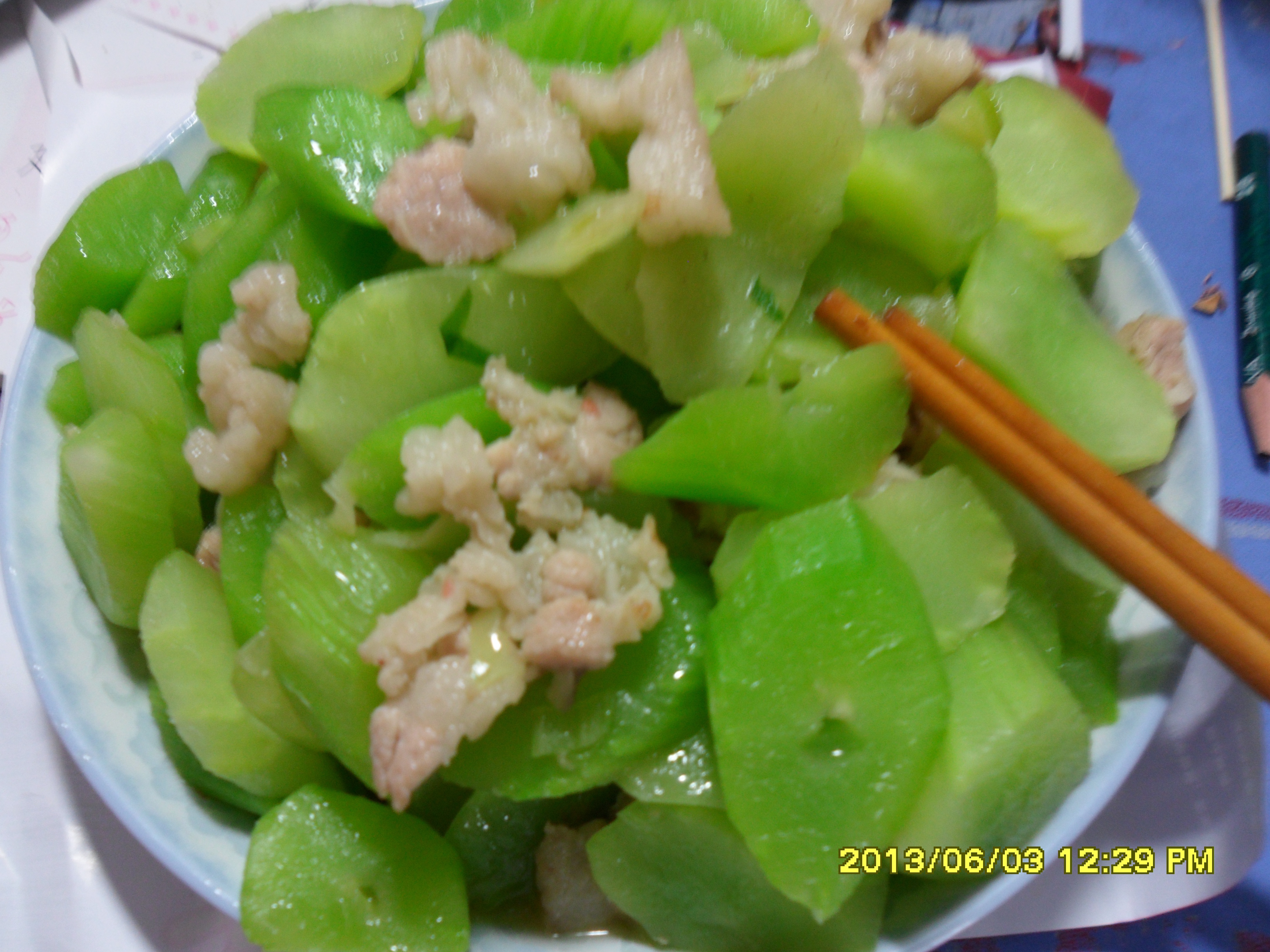 莴笋炒肉丝