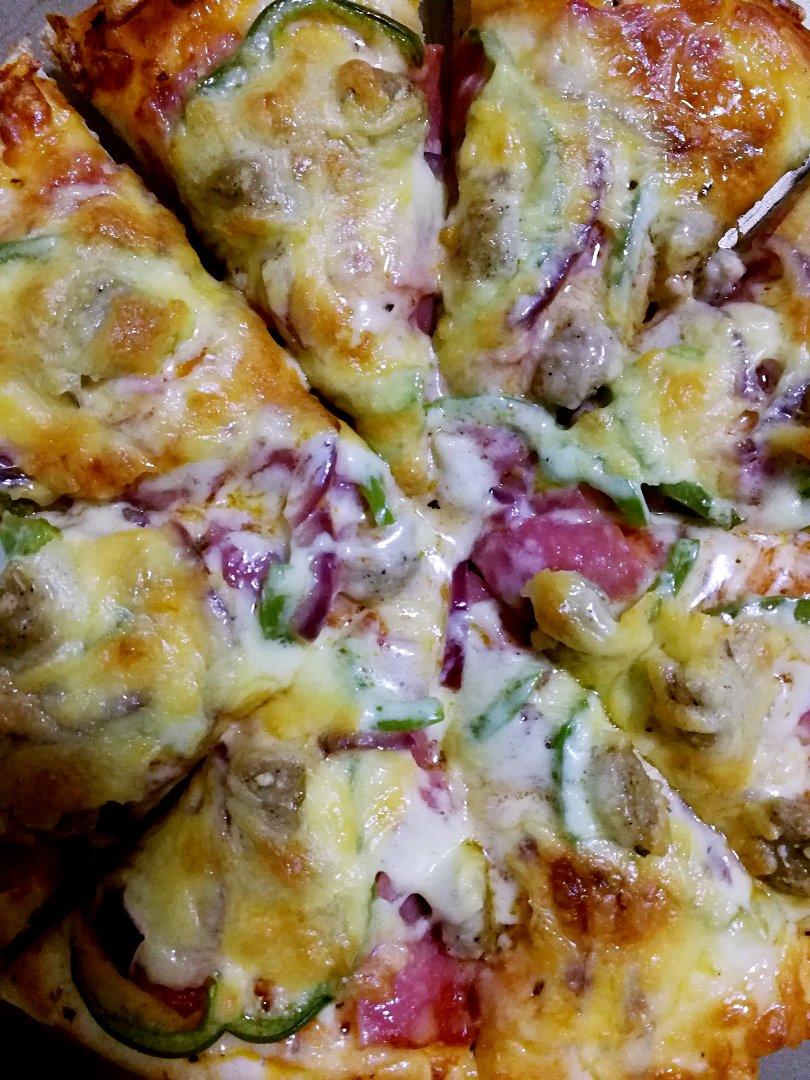 自制厚底披萨面饼