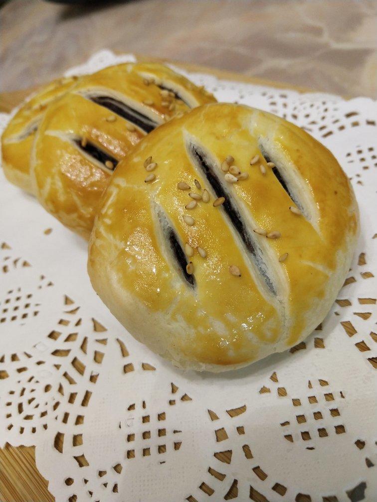 爱生活爱烘1247做的老婆饼豆沙馅版