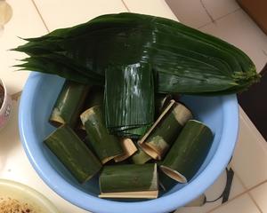 竹筒粽子的做法 步骤2