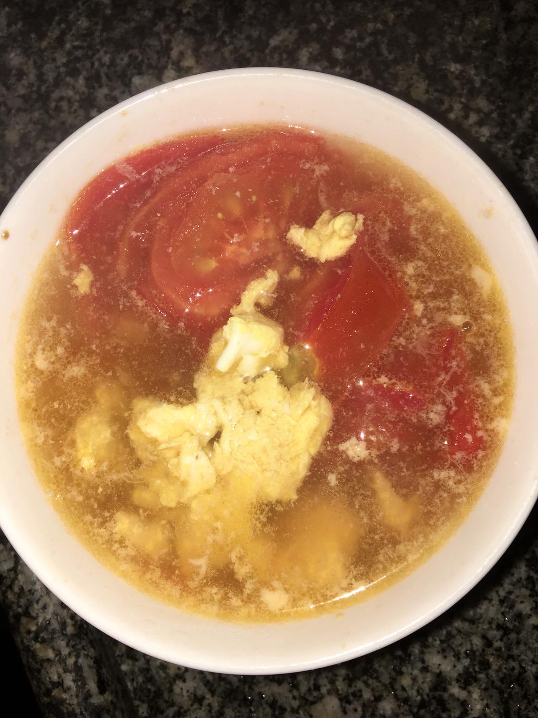 番茄鸡蛋汤的做法