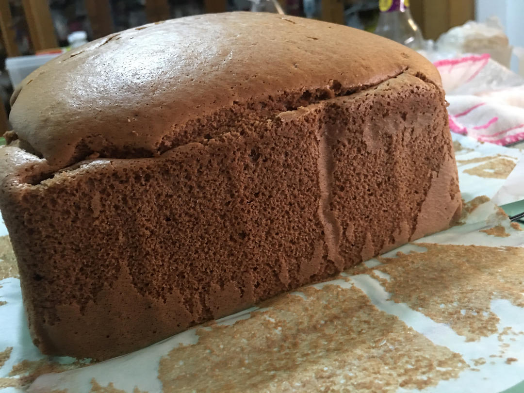 超细腻❗️巧克力可可古早蛋糕