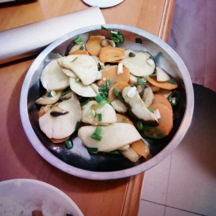 老丁的私房菜-美极杏鲍菇