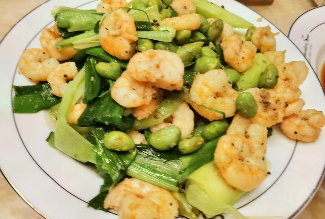 好吃不胖的芦笋虾仁