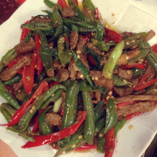 青椒炒牛肉