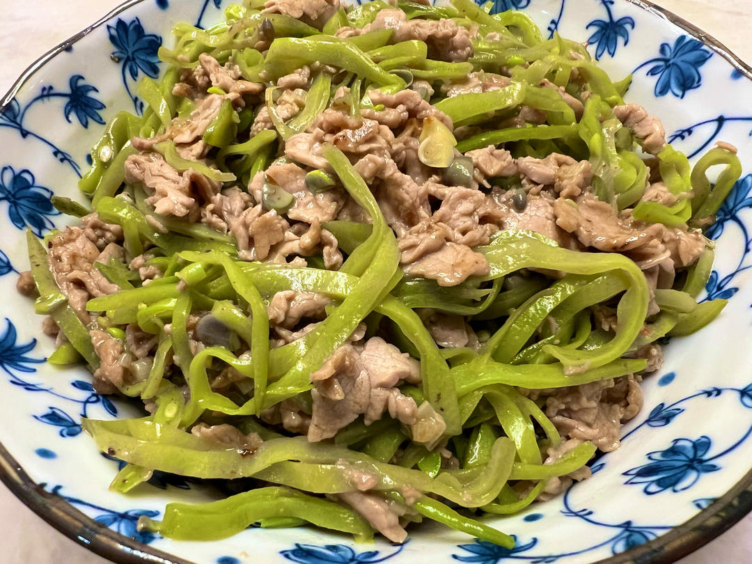 扁豆角炒肉