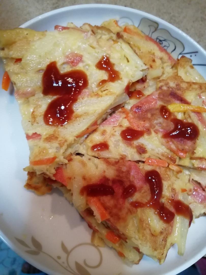 随心所欲土豆丝饼