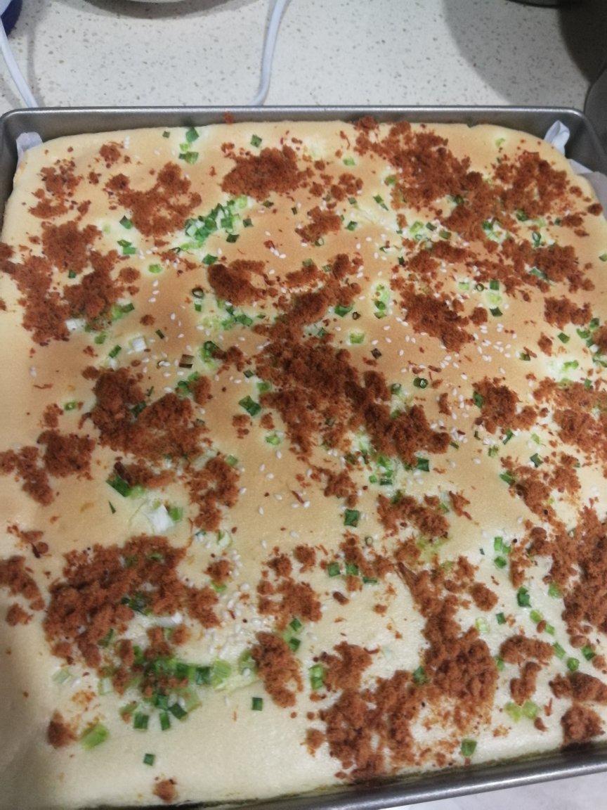 香葱肉松肥蛋糕卷～