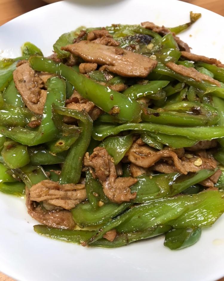 青椒炒肉