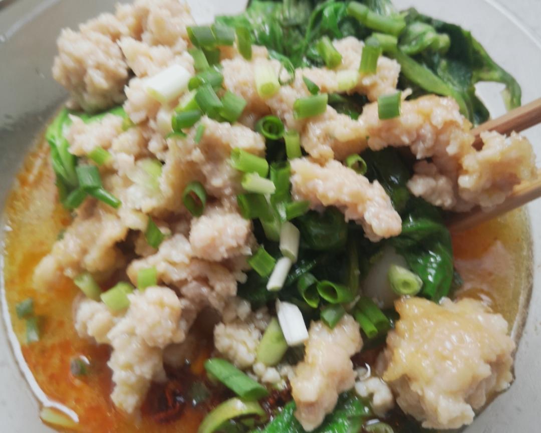 高中生早餐之肉沫米粉的做法