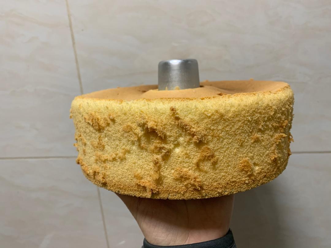 经典戚风——拜拜蛋糕（中空、圆模均可）