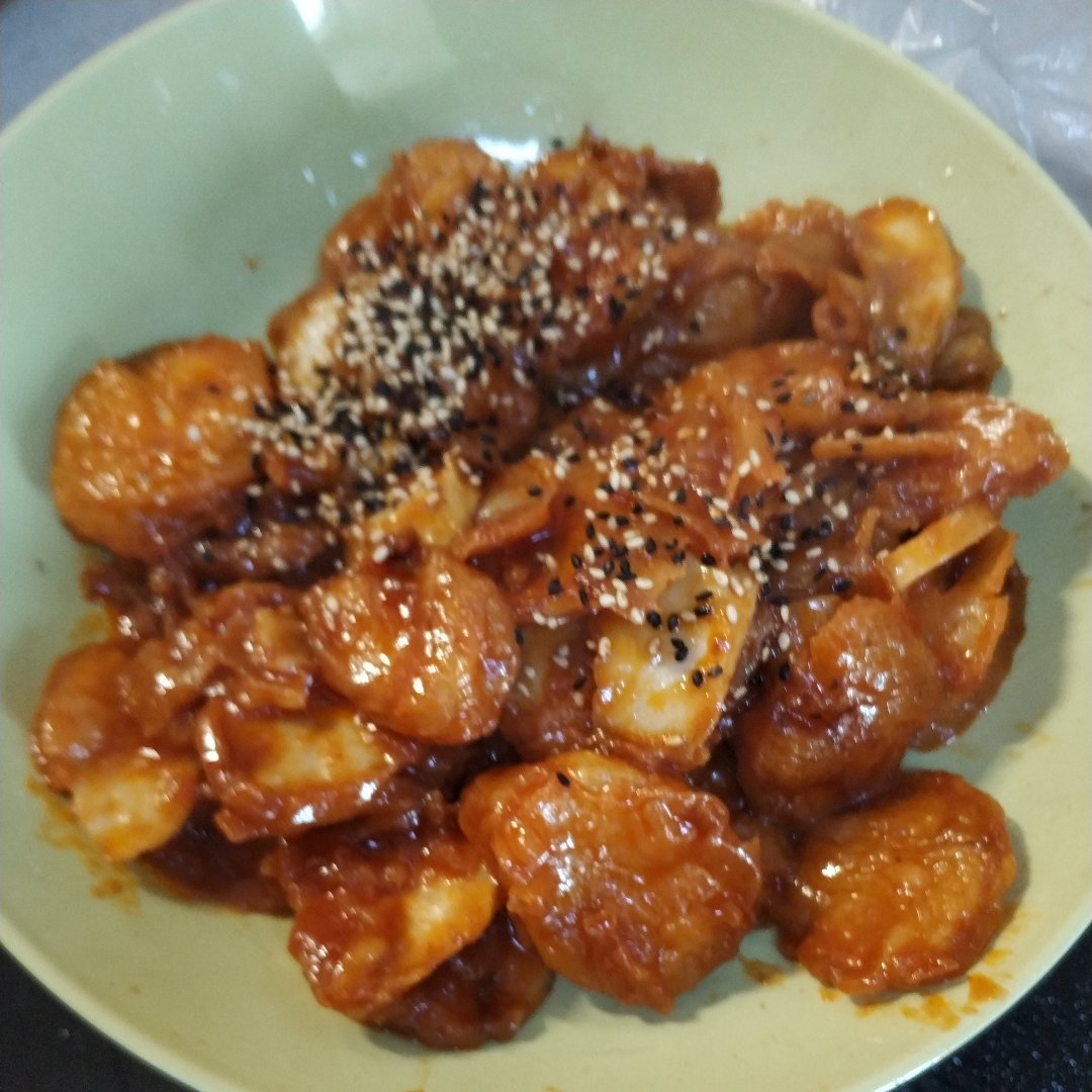 素食“锅包肉”(杏鲍菇的春天)