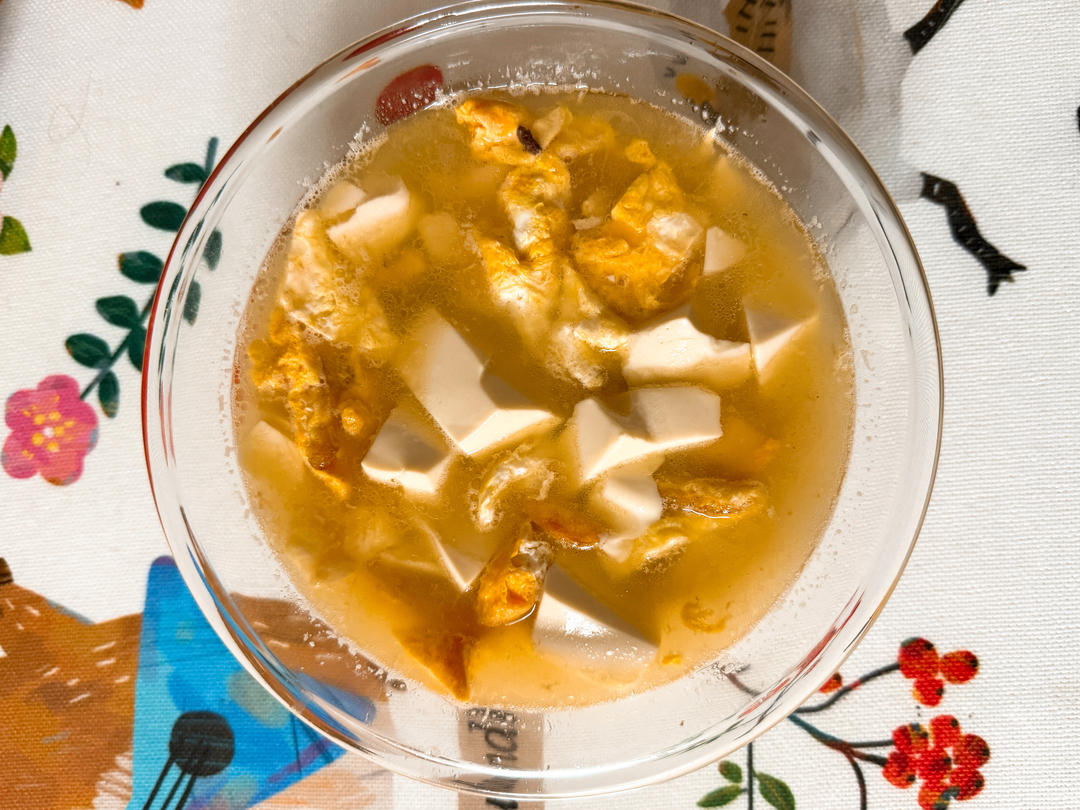 美味鸡蛋豆腐汤（极鲜易做，低脂高蛋白）