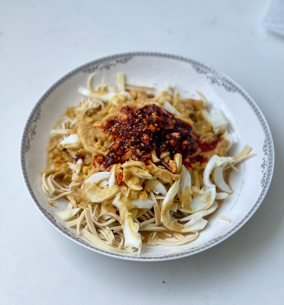 高蛋白下酒菜 怀仁一绝 【拌鸡蛋豆腐干】