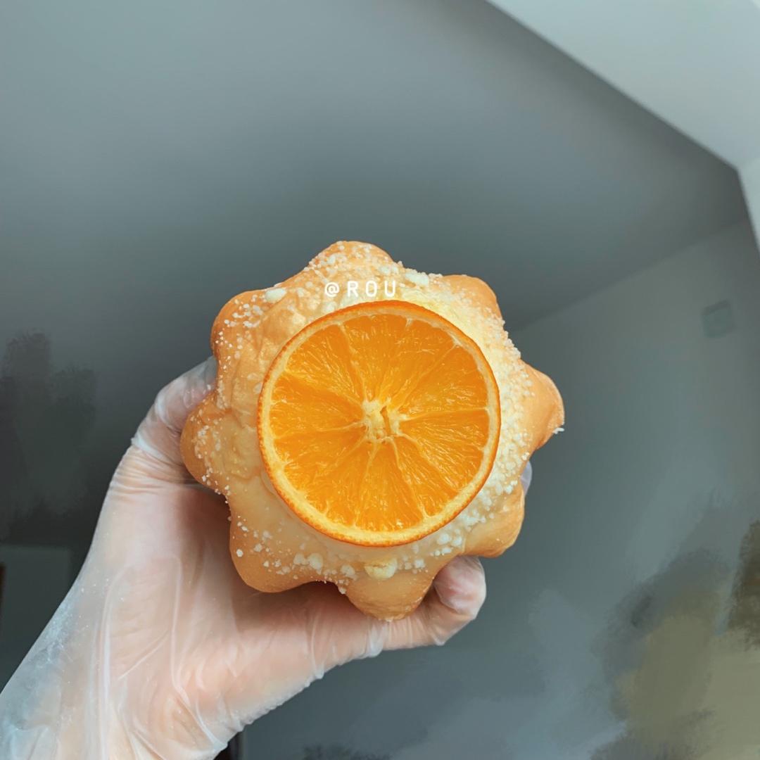 香橙卡士达星星包