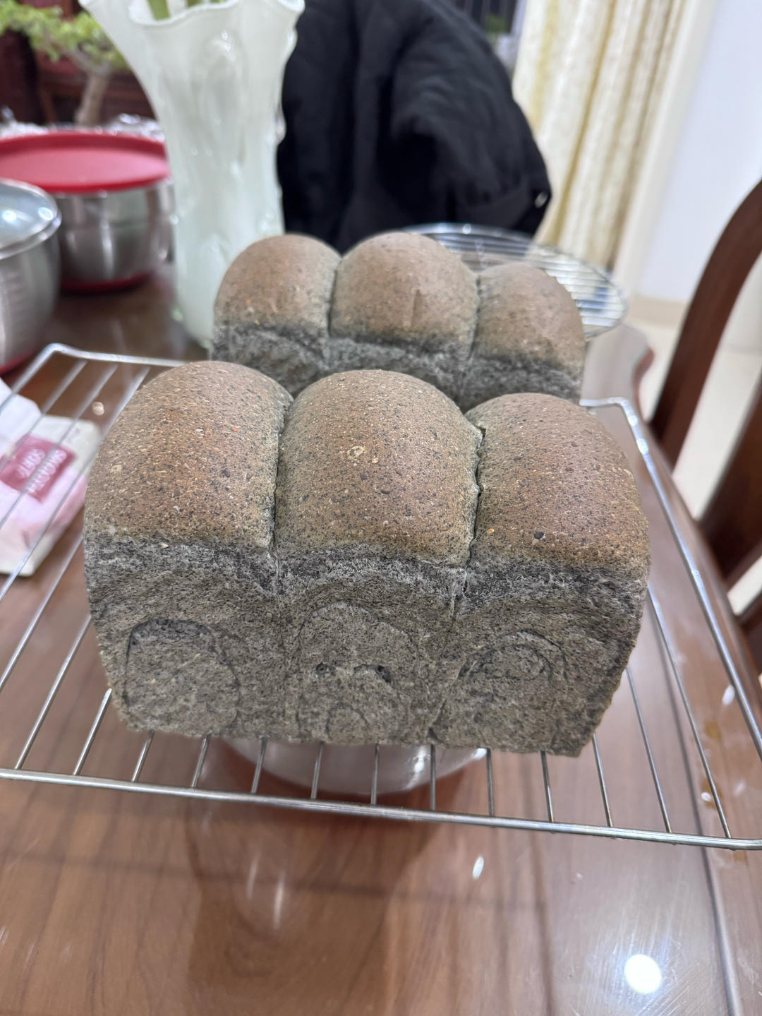 营养丰富的黑芝麻小吐司