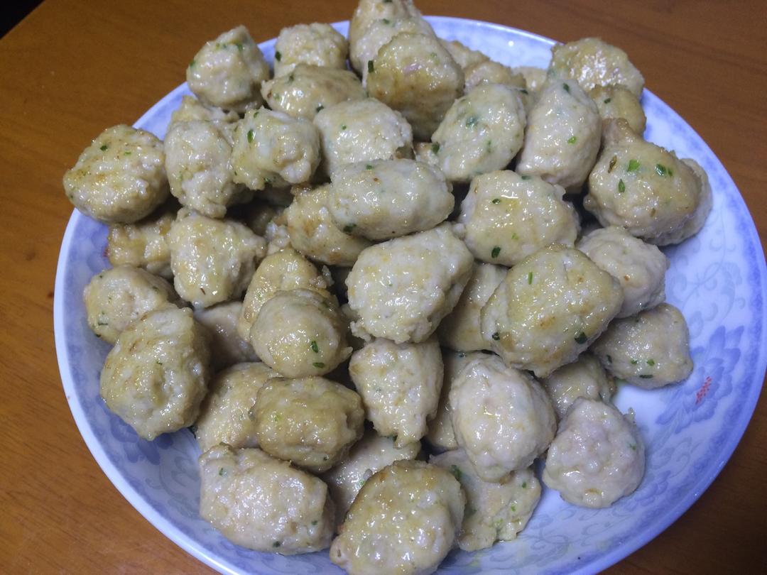 炸马蹄猪肉丸子
