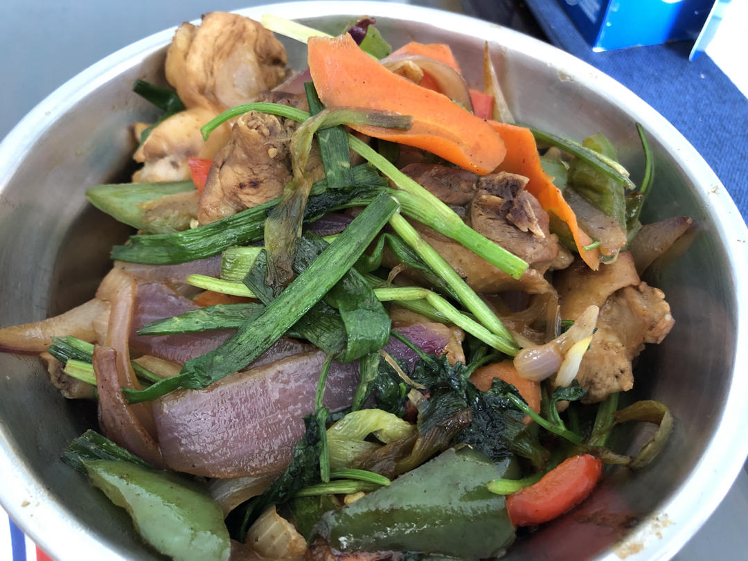 独家秘制炒鸡！浓郁鲜香！青椒炒鸡大腿！