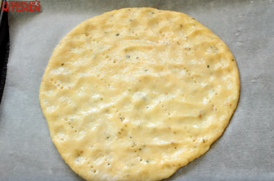 【生酮低碳】披萨pizza含马苏里拉版饼底的做法 步骤4