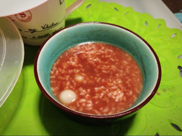 红豆酒酿小圆子