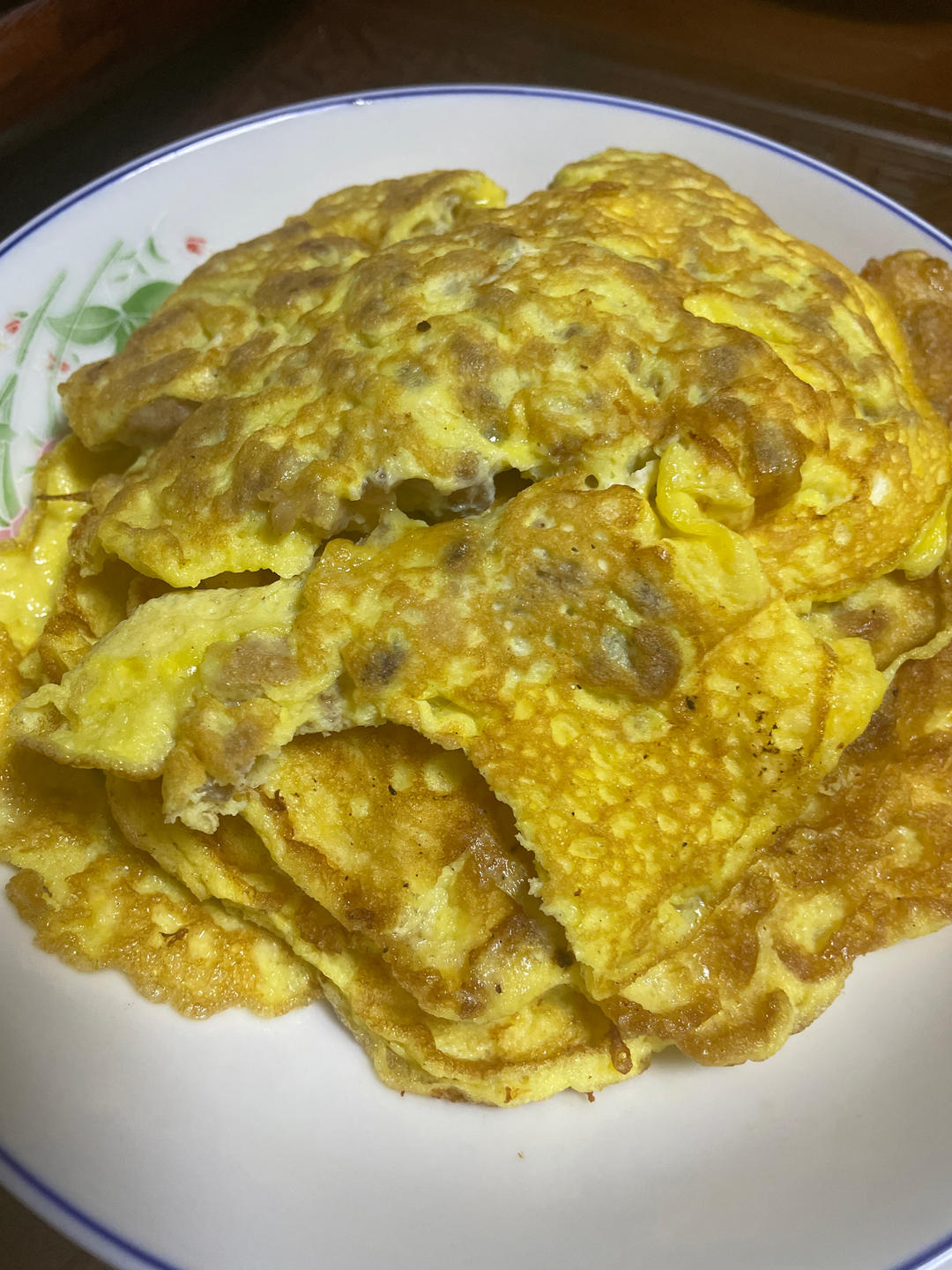 金猫咪食堂-香葱肉末煎鸡蛋