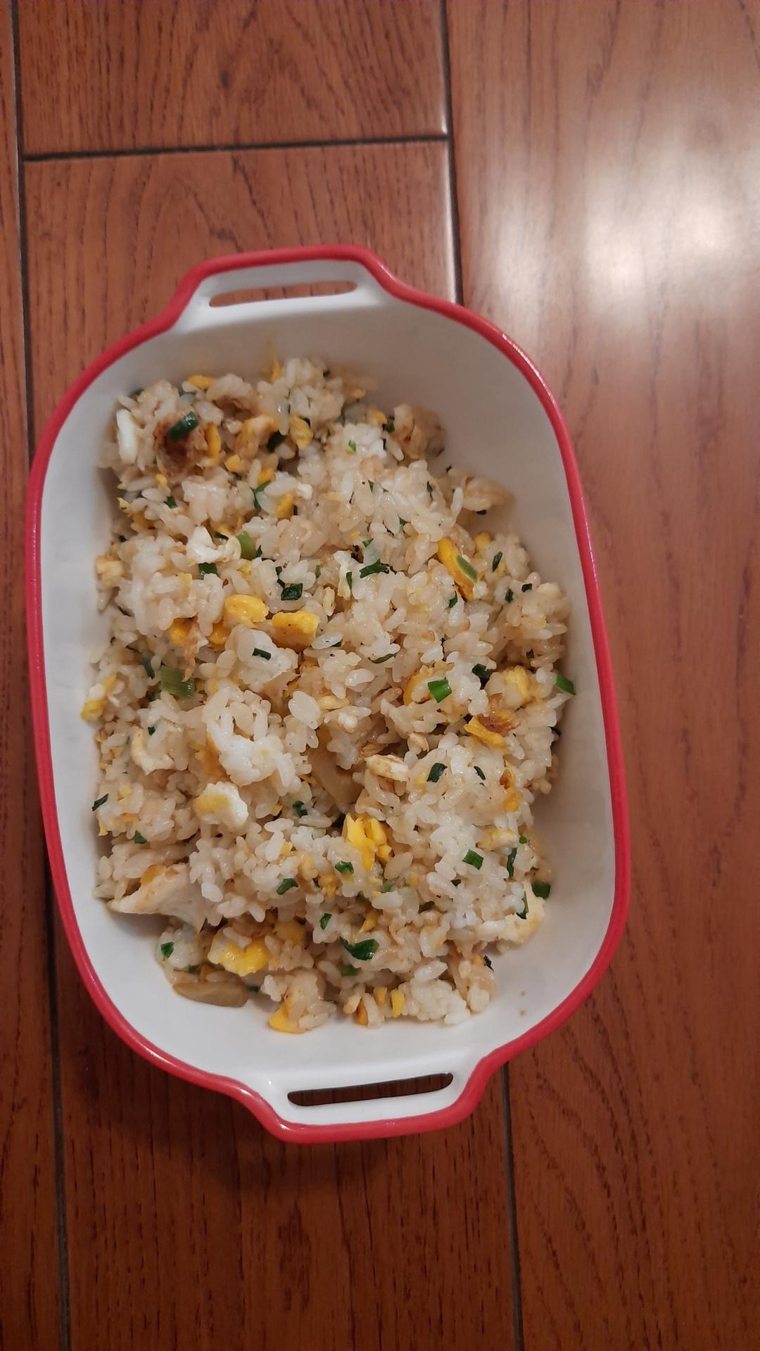 最最简单的蛋炒饭的做法