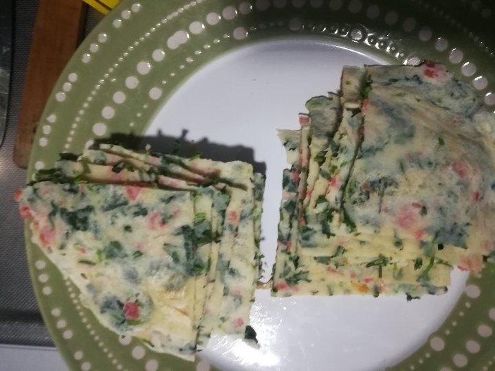 培根香葱鸡蛋饼