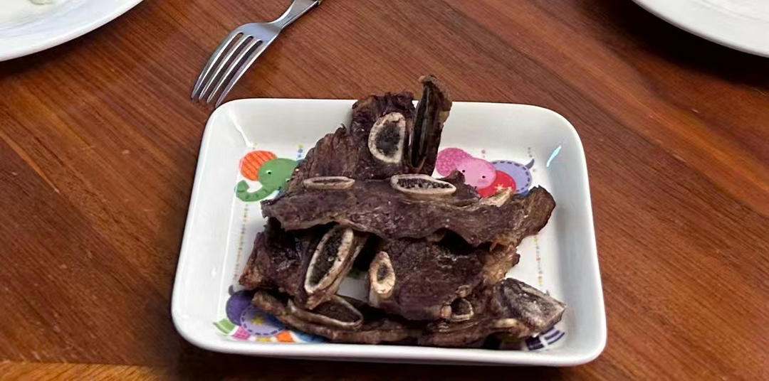 空气炸锅烤牛勒条