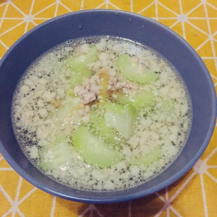 肉末丝瓜汤