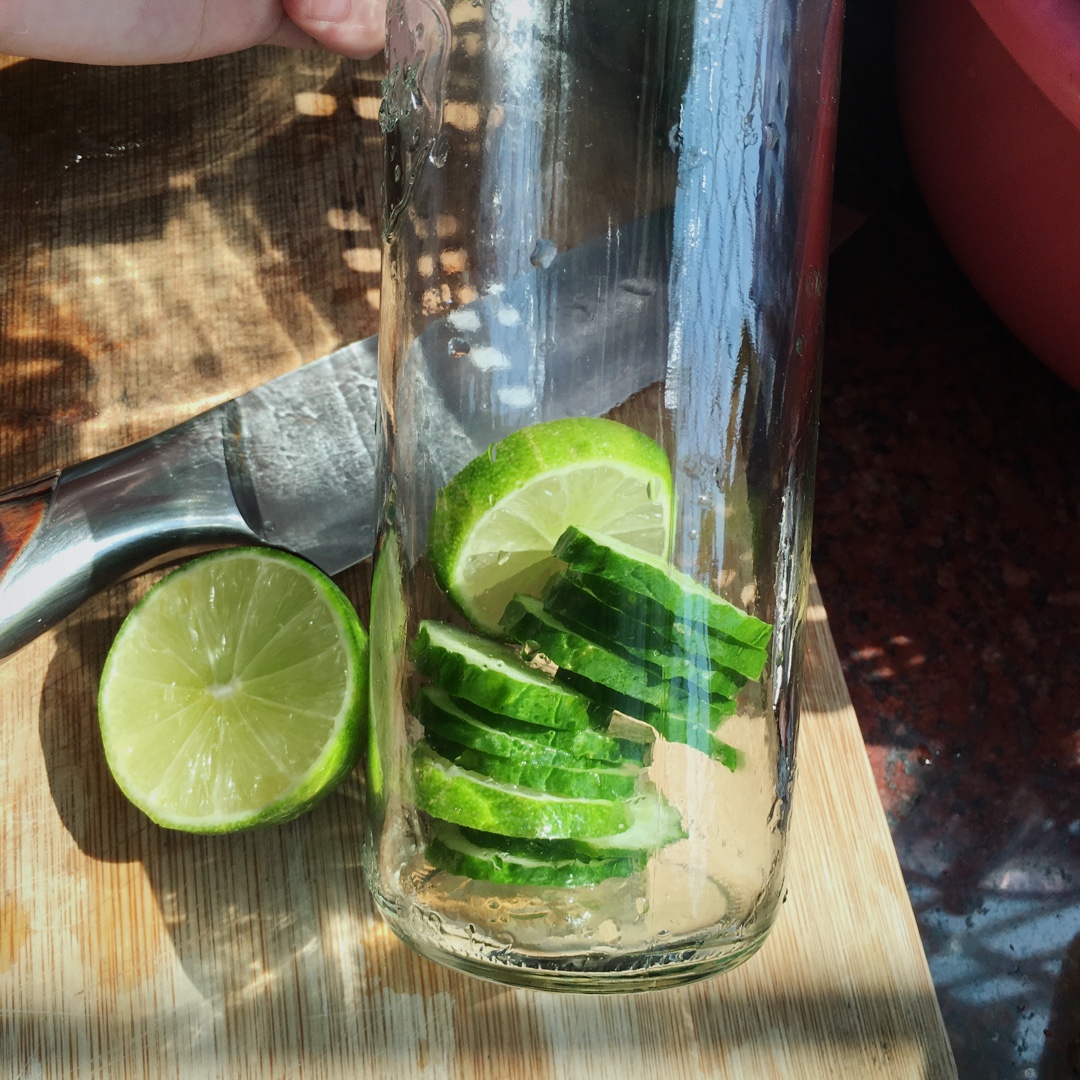 黄瓜柠檬水