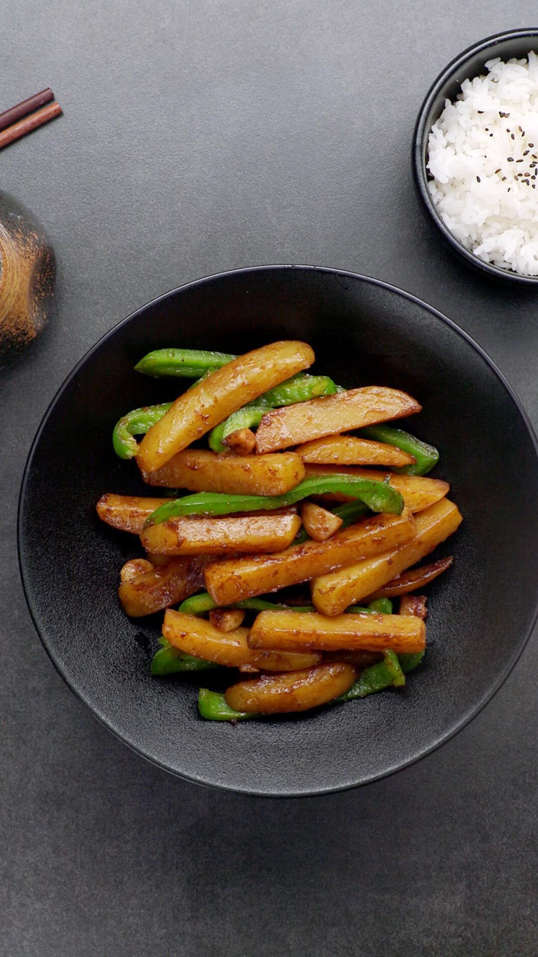 青椒土豆条的做法