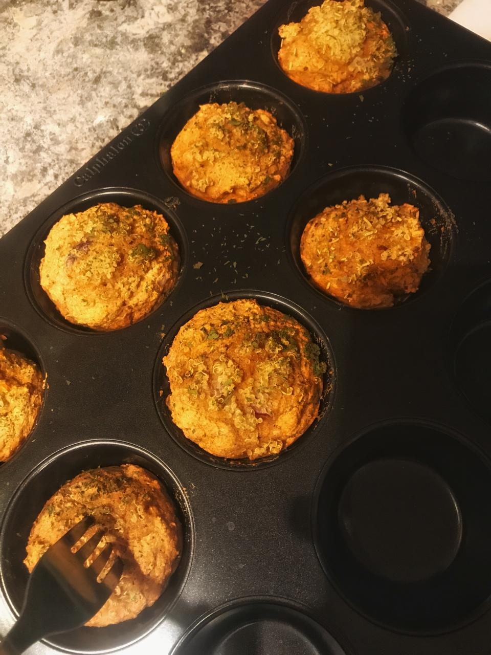 藜麦红薯香草马芬丨健康·烘焙