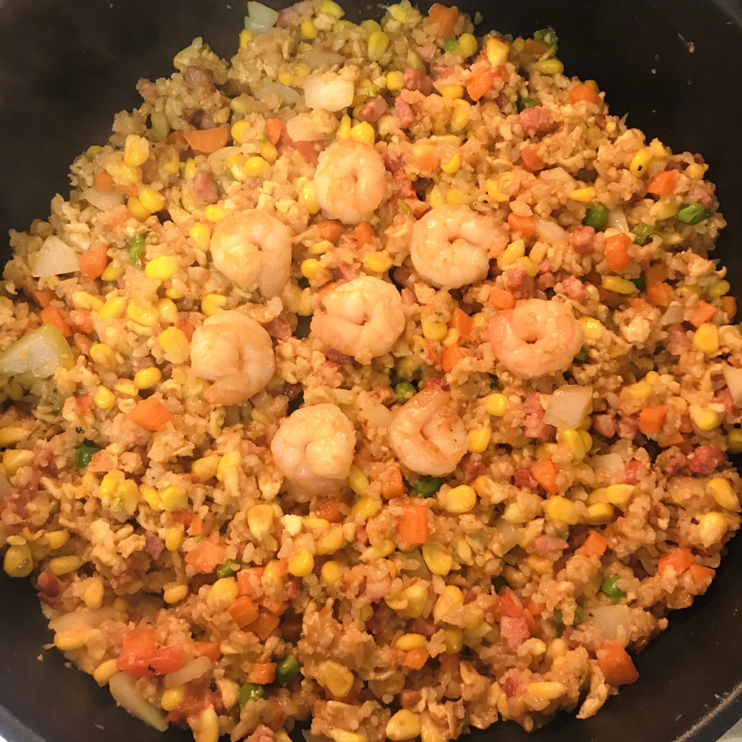 小白学做菜__做的超级无敌至尊蛋炒饭