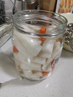 爽口下饭的萝卜泡菜的做法 步骤2