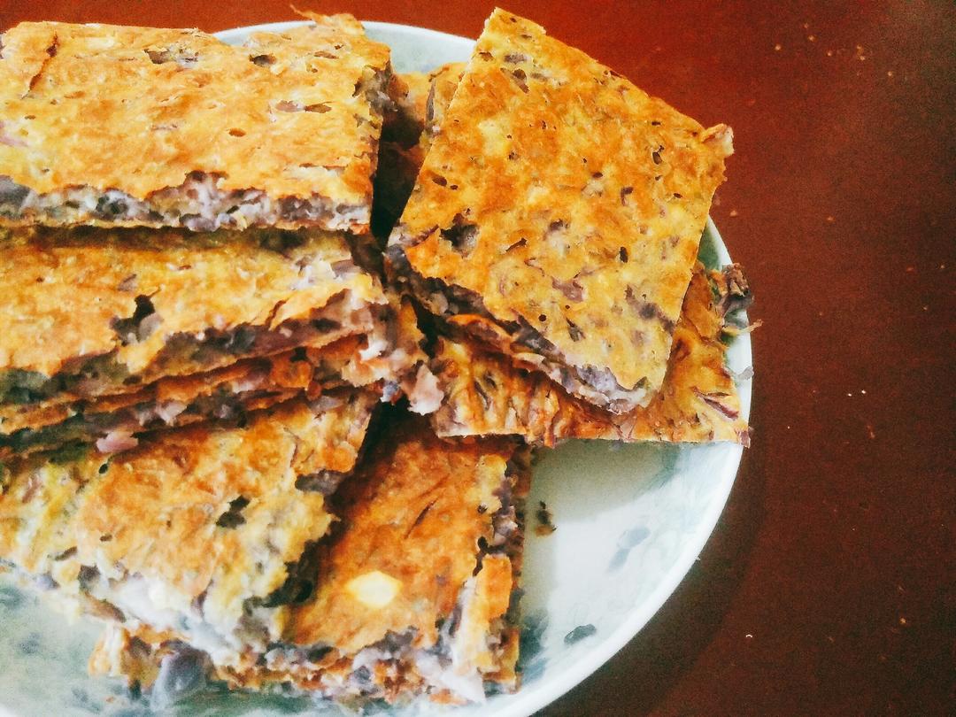 无油低卡的全麦紫甘蓝饼