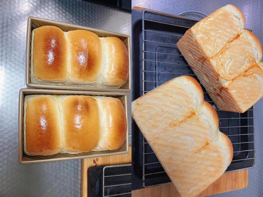 纯奶手撕吐司的做法 步骤1