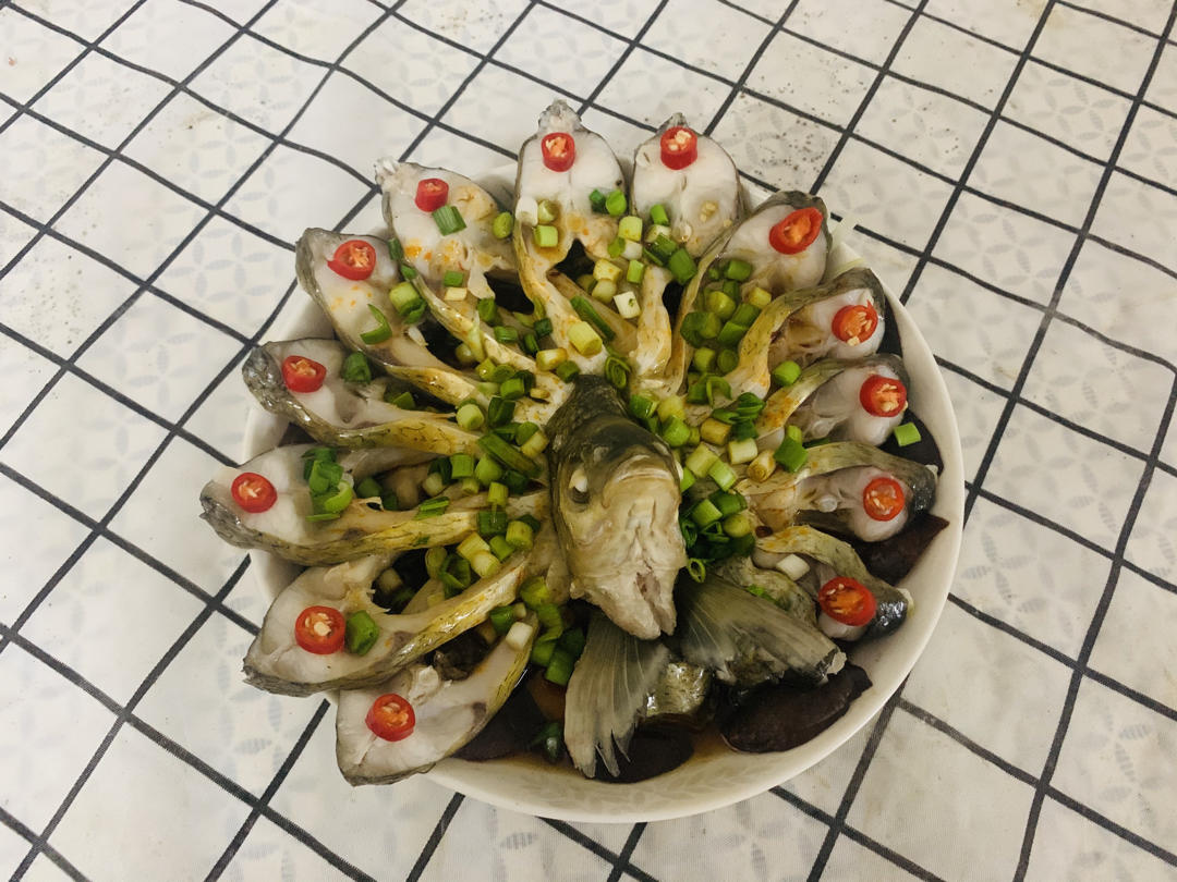 年夜菜必备❗️全家都爱的孔雀开屏清蒸鳊鱼🐟