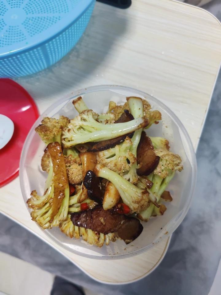 干锅花菜炒腊肉♨️超下饭