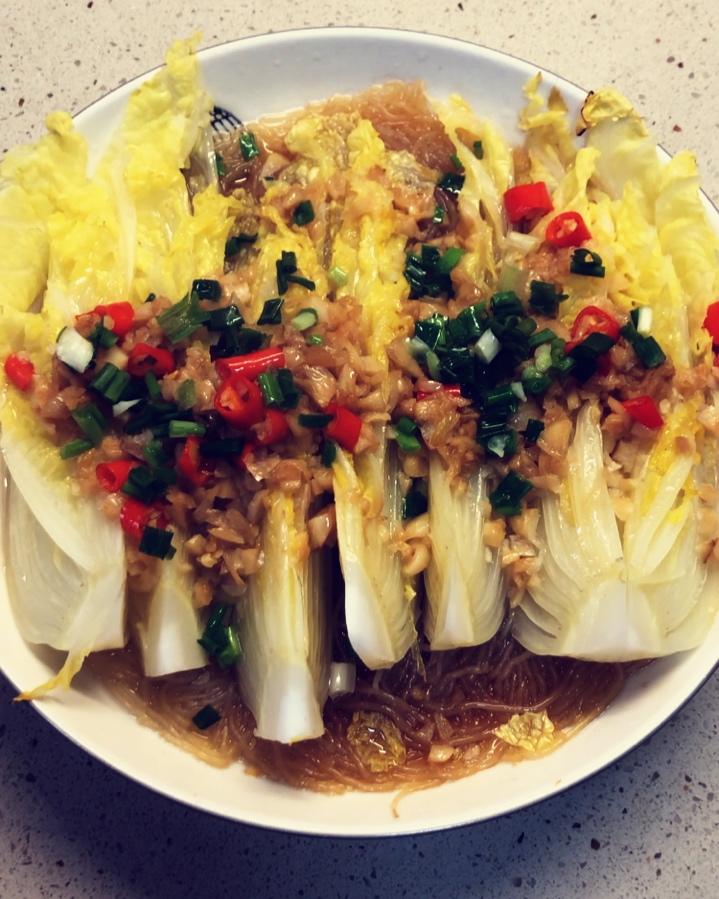 蒜蓉粉丝蒸娃娃菜