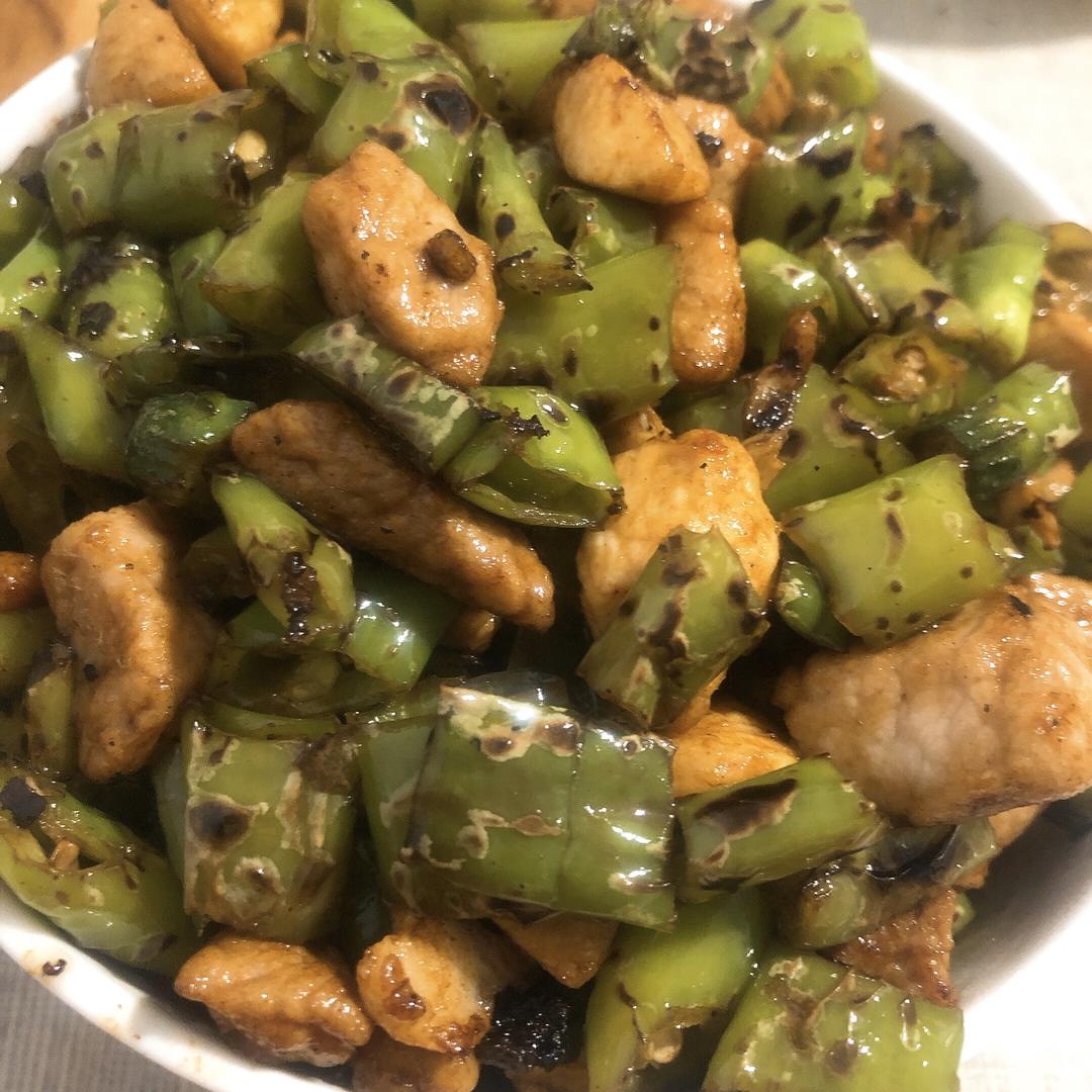 二荆条炒肉的做法