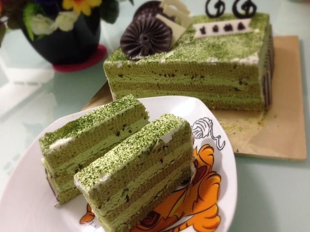 绿茶慕斯蛋糕的做法 步骤1