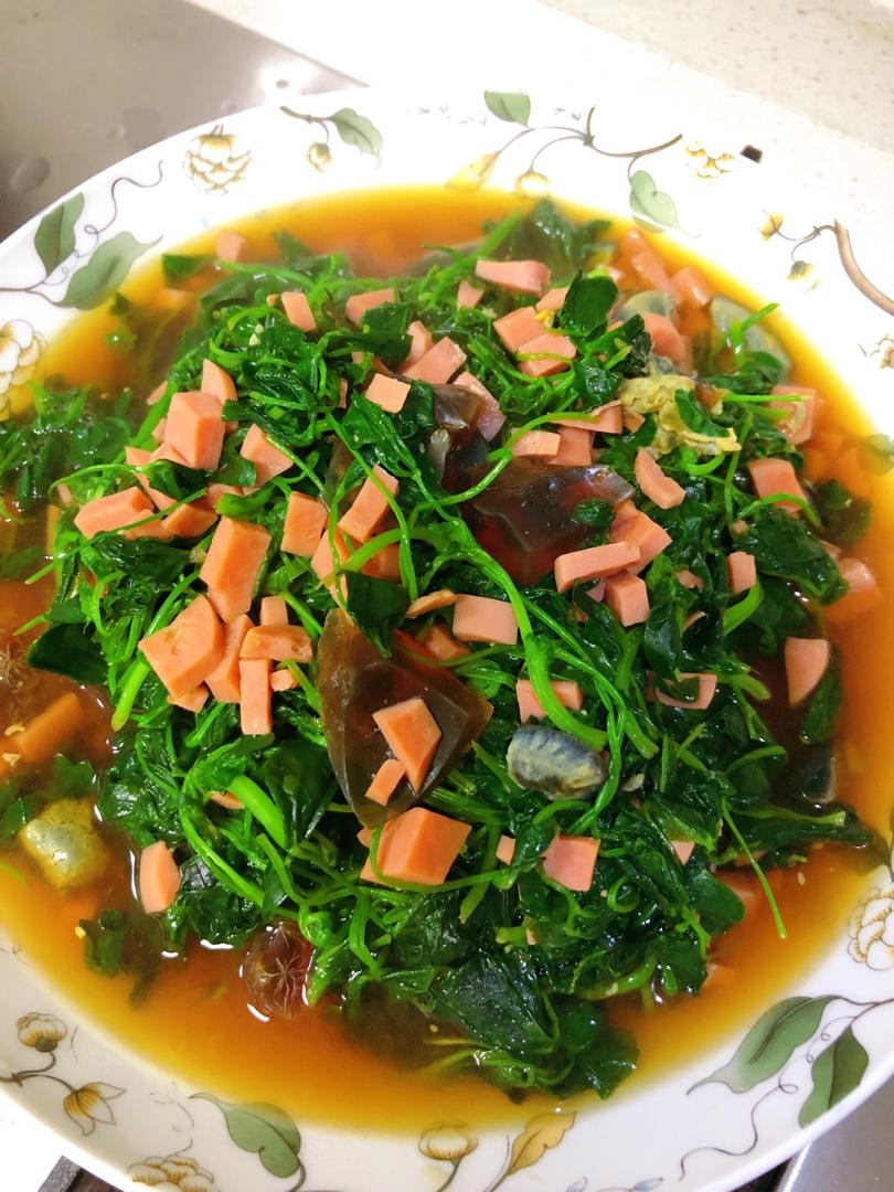 浓汤草头，金花菜（快手菜，简单易学）