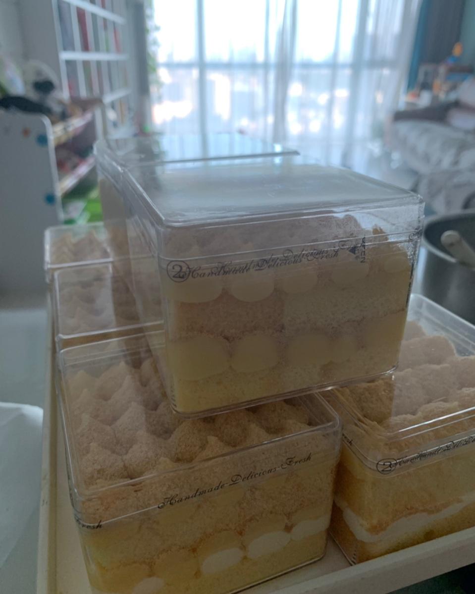 日式豆乳盒子蛋糕