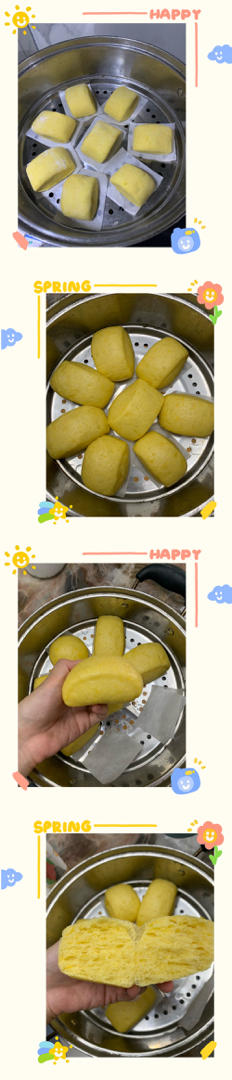 南瓜花样馒头