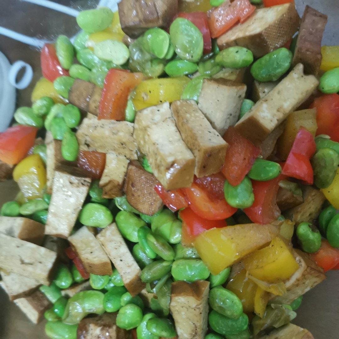 毛豆抄豆干肉丁