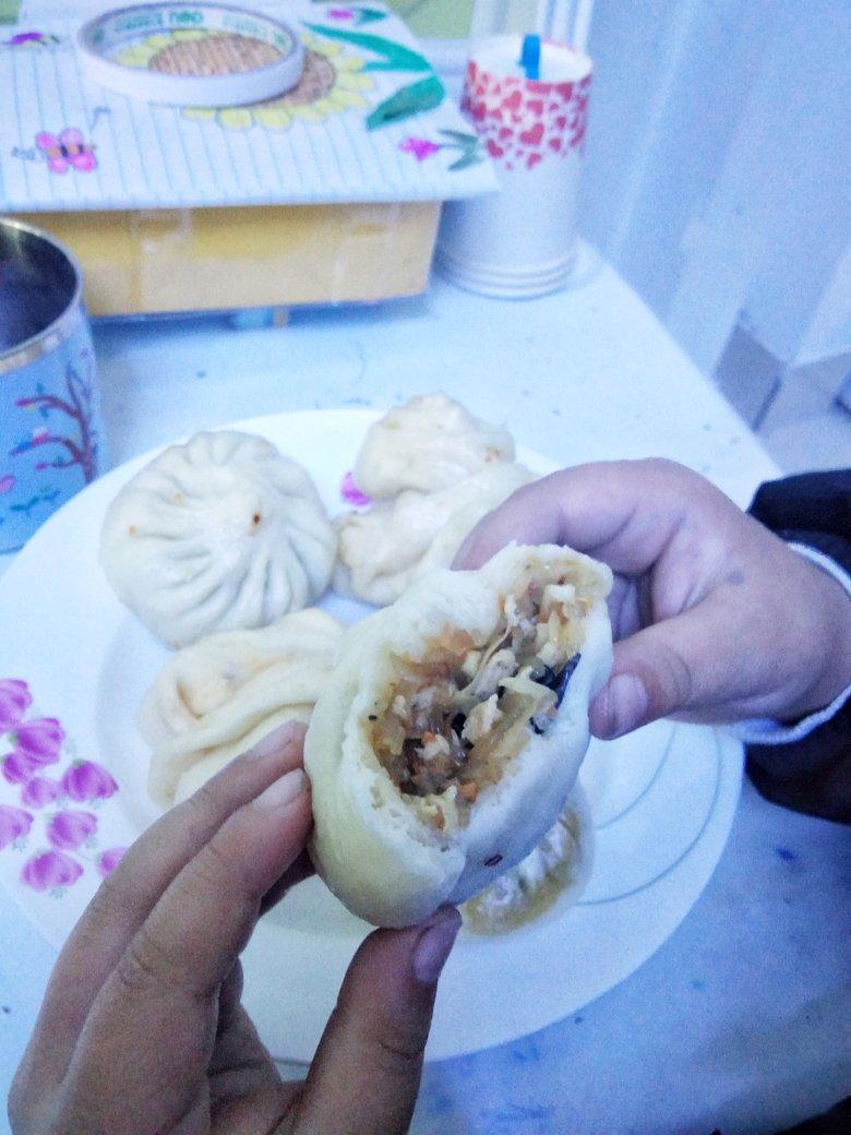 薄皮馅多的素包子（饺子皮版）