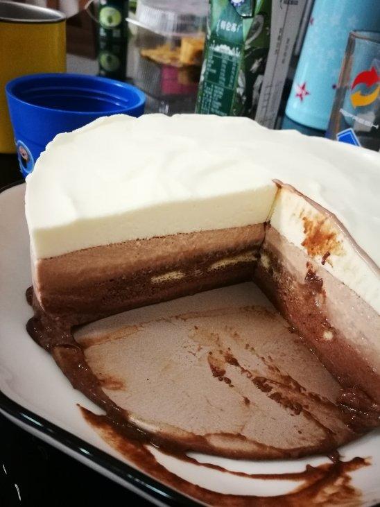 巧克力乳酪渐变慕斯