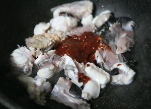 아귀찜韩式辣炒安康鱼适合下酒的炖海鲜下饭小菜的做法 步骤7