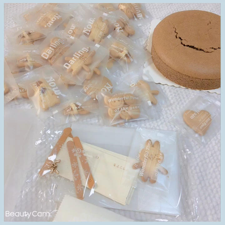 纽扣饼干，造型饼干，卡通动物立体饼干～抱大杏仁的小可爱们